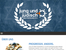 Tablet Screenshot of jungundjuedisch.de